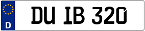 Truck License Plate